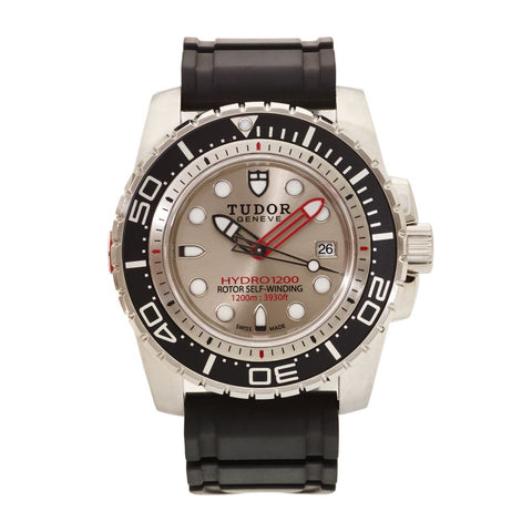 Tudor Hydro 1200. Automatic .Black Rubber Band  .45mm . Ref:25000