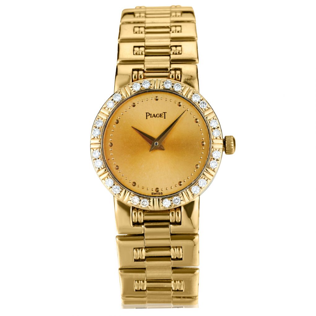 PIAGET DANCER ladies in 18kt yellow gold with diamonds. Van Rijk