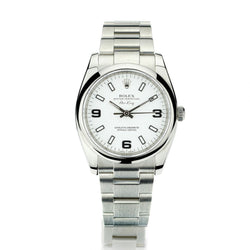 Rolex Oyster Perpetual Air King No Date Stainless Steel White Dial Watch