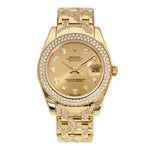 Rolex Masterpiece Pearlmaster YG Rare Flame Watch