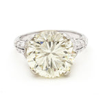 8.03 Carat Round Brilliant Cut Diamond Engagement Ring