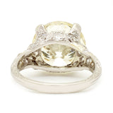 8.03 Carat Round Brilliant Cut Diamond Engagement Ring