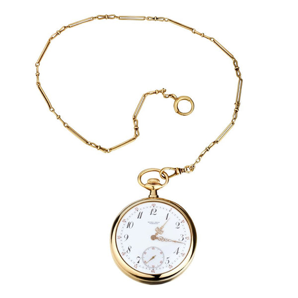 Pocket watch hot sale gold chain