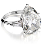 Showstopper !!! Pear Shape diamond ring . 13.50 carat weight