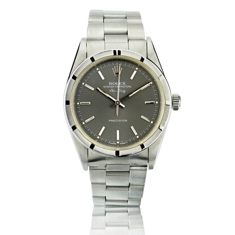 Rolex Oyster Perpetual Air King Precision Slate Grey Dial S/S Watch