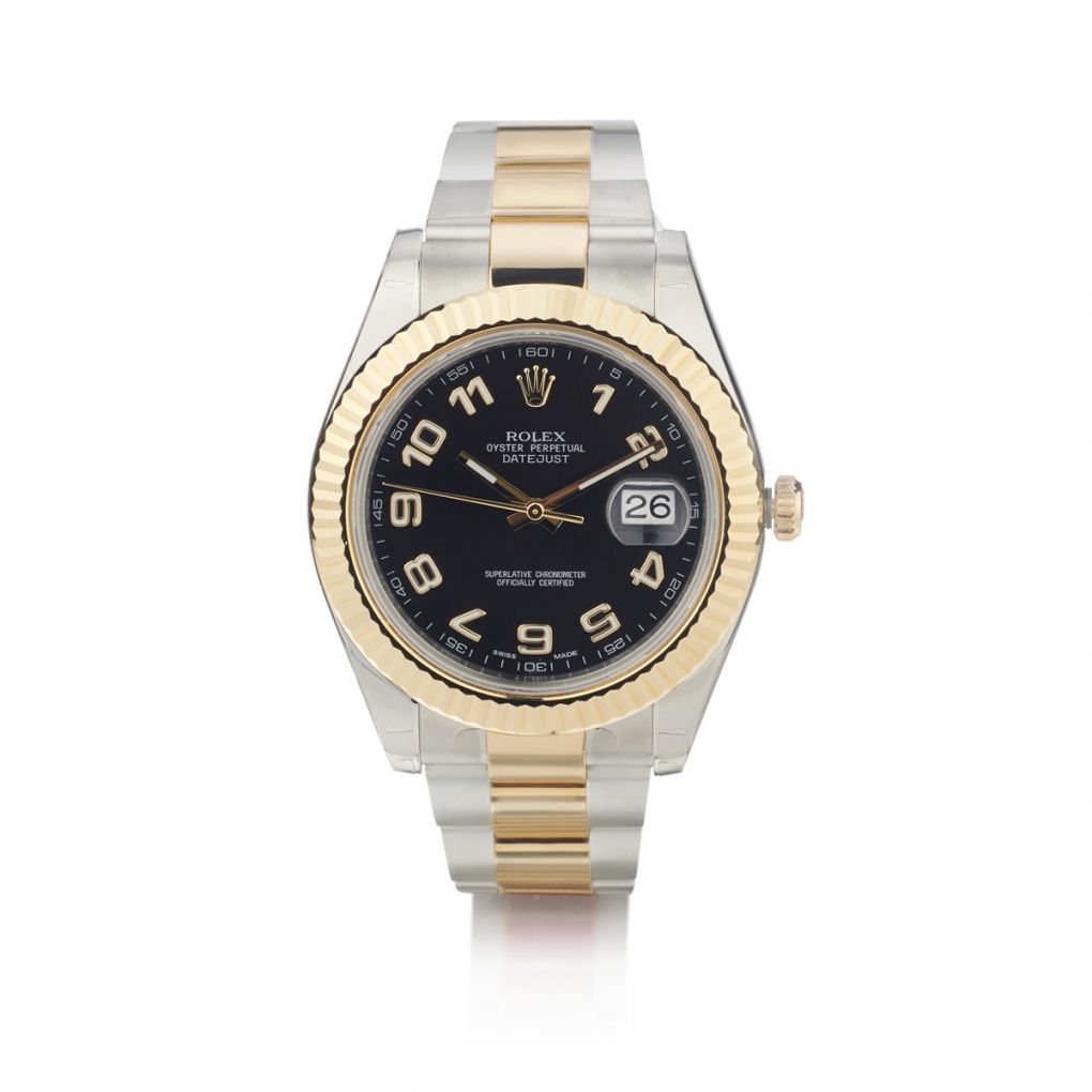 Rolex Oyster Perpetual Datejust Two-Tone 36MM Black Dial Watch – Van Rijk