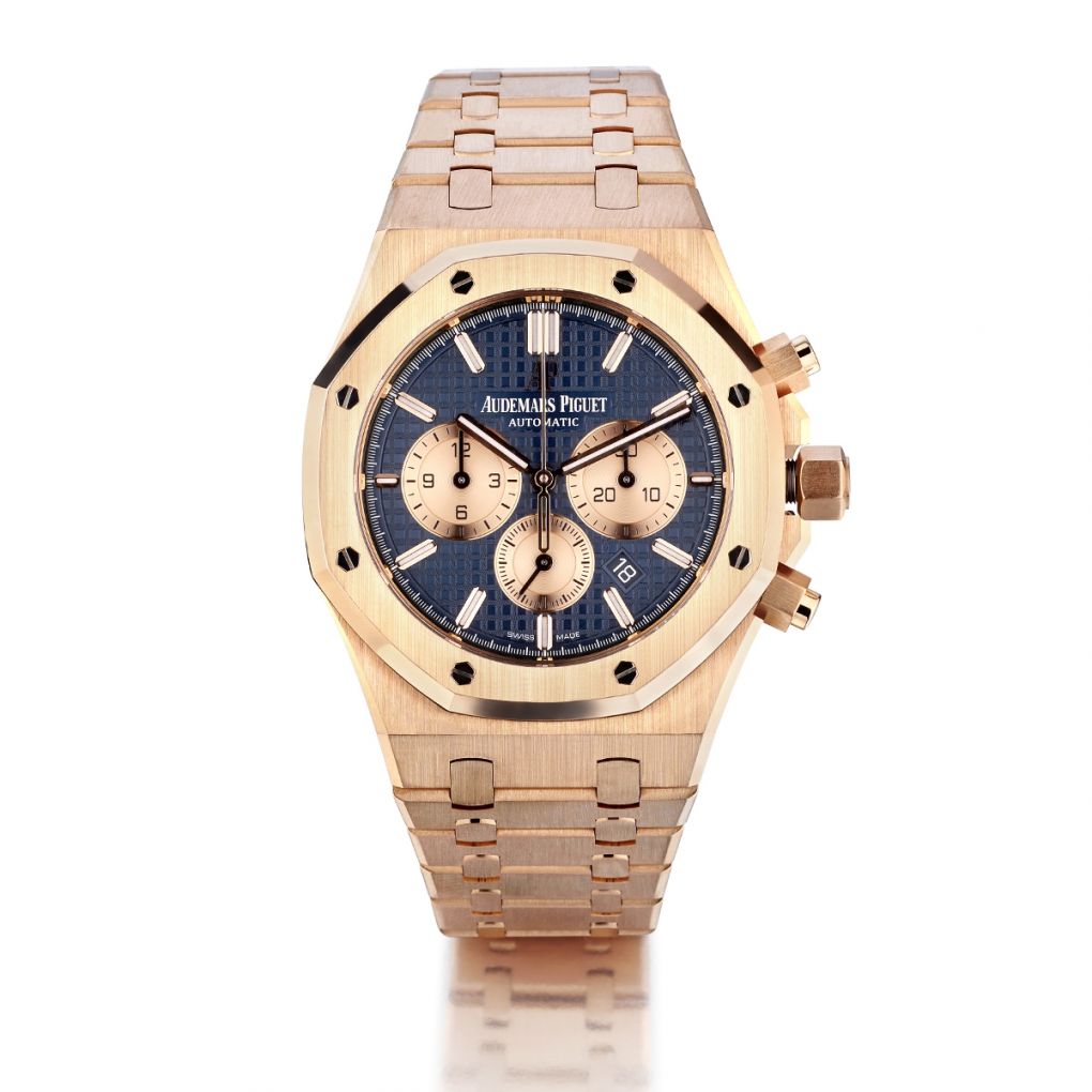 Audemars Piguet 18KT Rose Gold Royal Oak Chronograph Watch Van Rijk