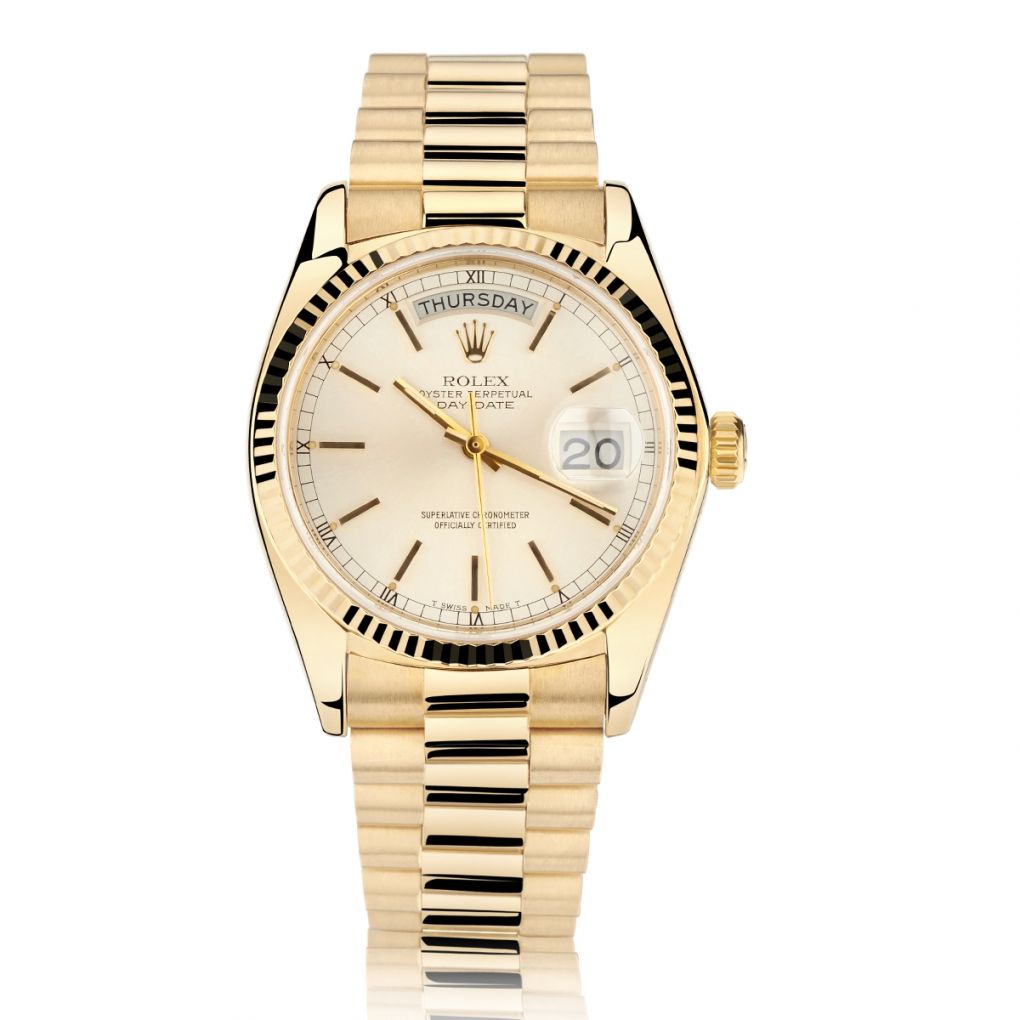 Rolex Oyster Perpetual Day-Date President YG 18038 Watch – Van Rijk