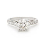 Edwardian-Era 1.45CT Old-European Cut Diamond Ring