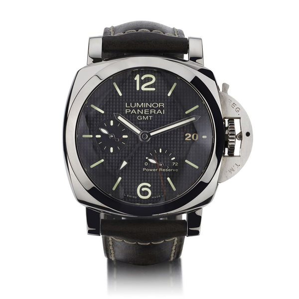 Panerai Luminor 1950 3 Days GMT PAM00537 S S Watch Van Rijk