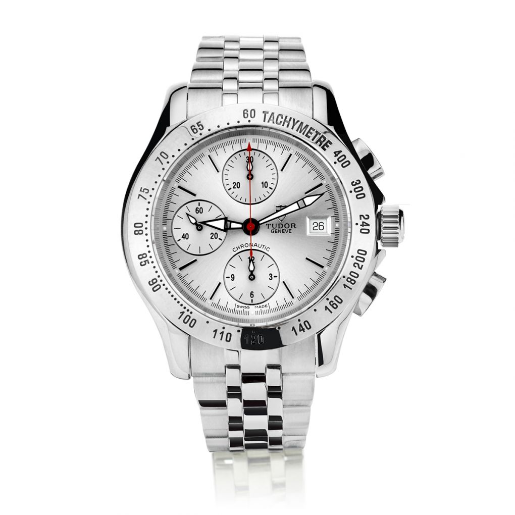 Tudor Chronograph Chronautic Stainless Steel Watch Van Rijk