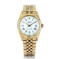 Rolex Oyster Perpetual Date 18KT Yellow Gold 34MM Watch