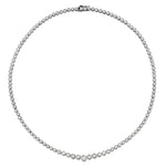 6.00 Carat Total Weight Round Brilliant Cut Diamond Tennis Necklace