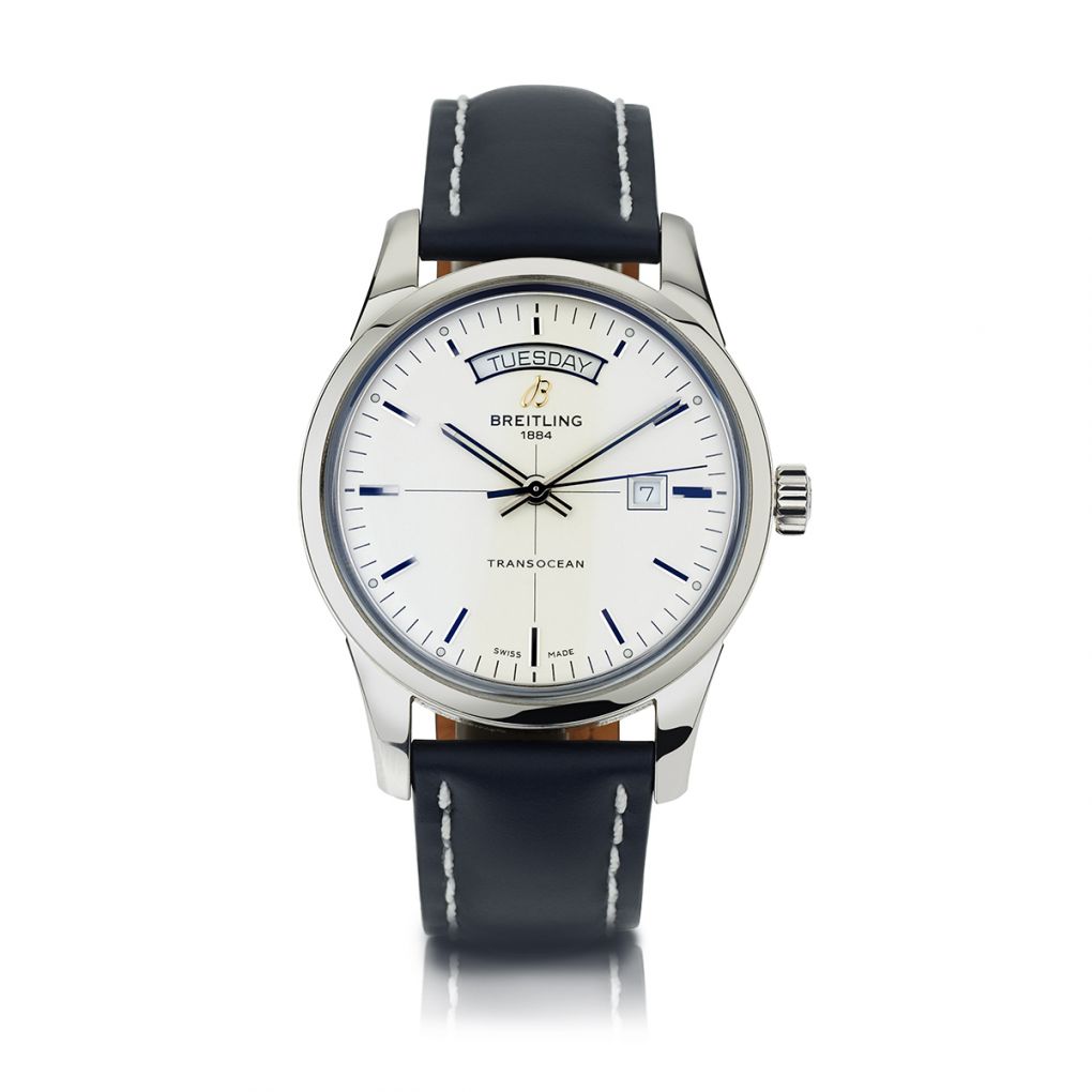 Breitling transocean hotsell white dial