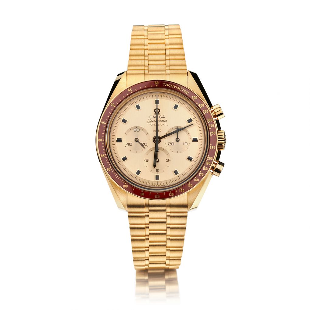 Omega speedmaster apollo online 11 50th anniversary gold