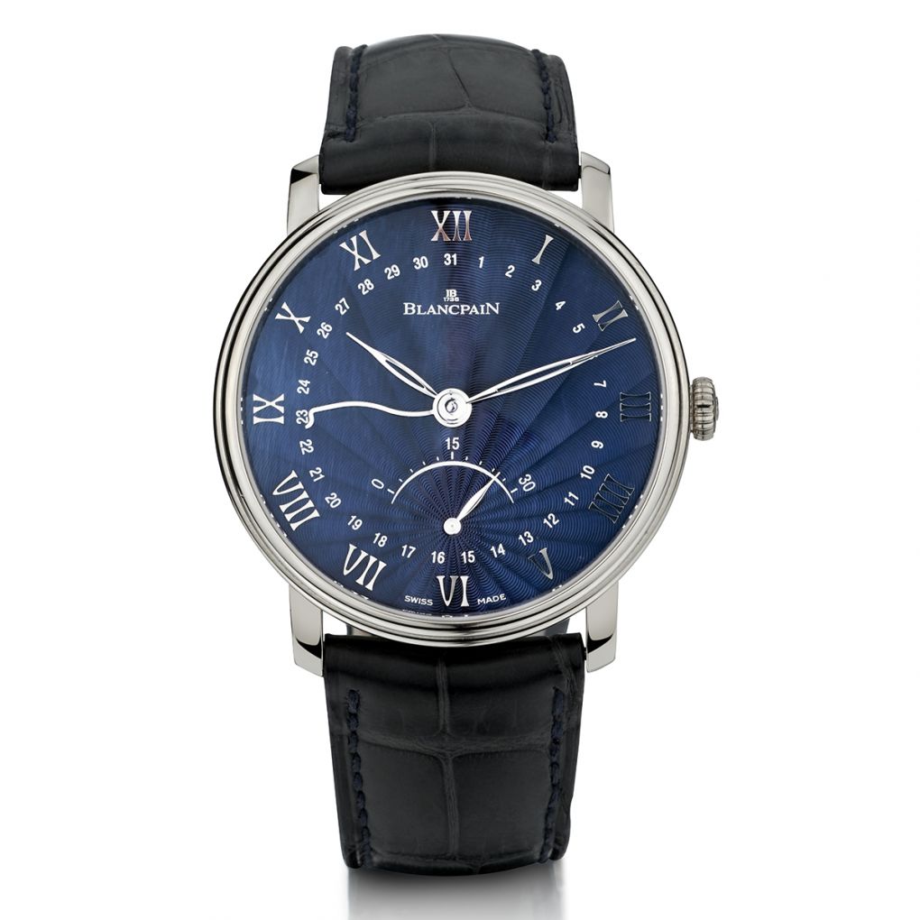 Blancpain Ultra Thin Villeret Retrograde Seconds White Gold Watch