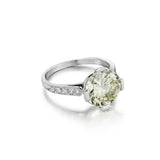 3.90 Carat Round Brilliant Cut Mid-Century Diamond Ring