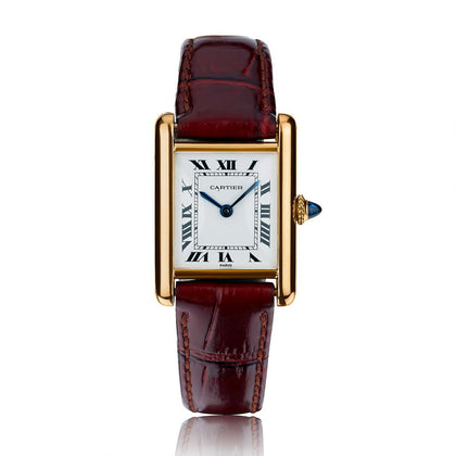 Cartier Tank Louis Ladies 18KT Yellow Gold Quartz Watch