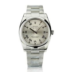 Rolex Oyster Perpetual Air King Precision Silver Dial S/S Watch