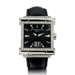 De Grisogono Instrumento Grande Black Aftermarket Diamond Watch