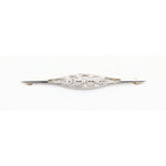 Platinum Vintage Diamond Linear Brooch