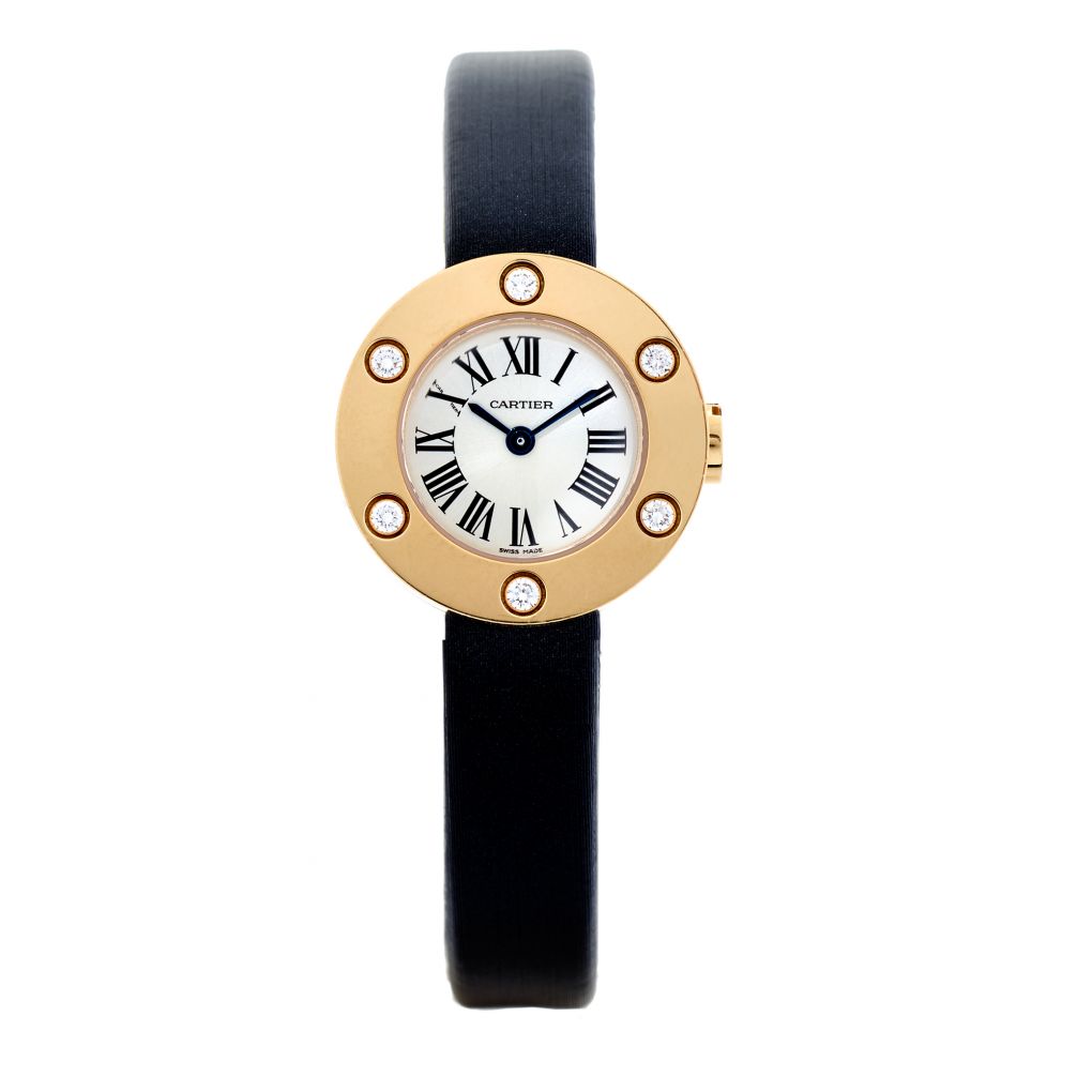 Cartier Love Series 18 Karat Yellow Gold Diamond Watch Van Rijk