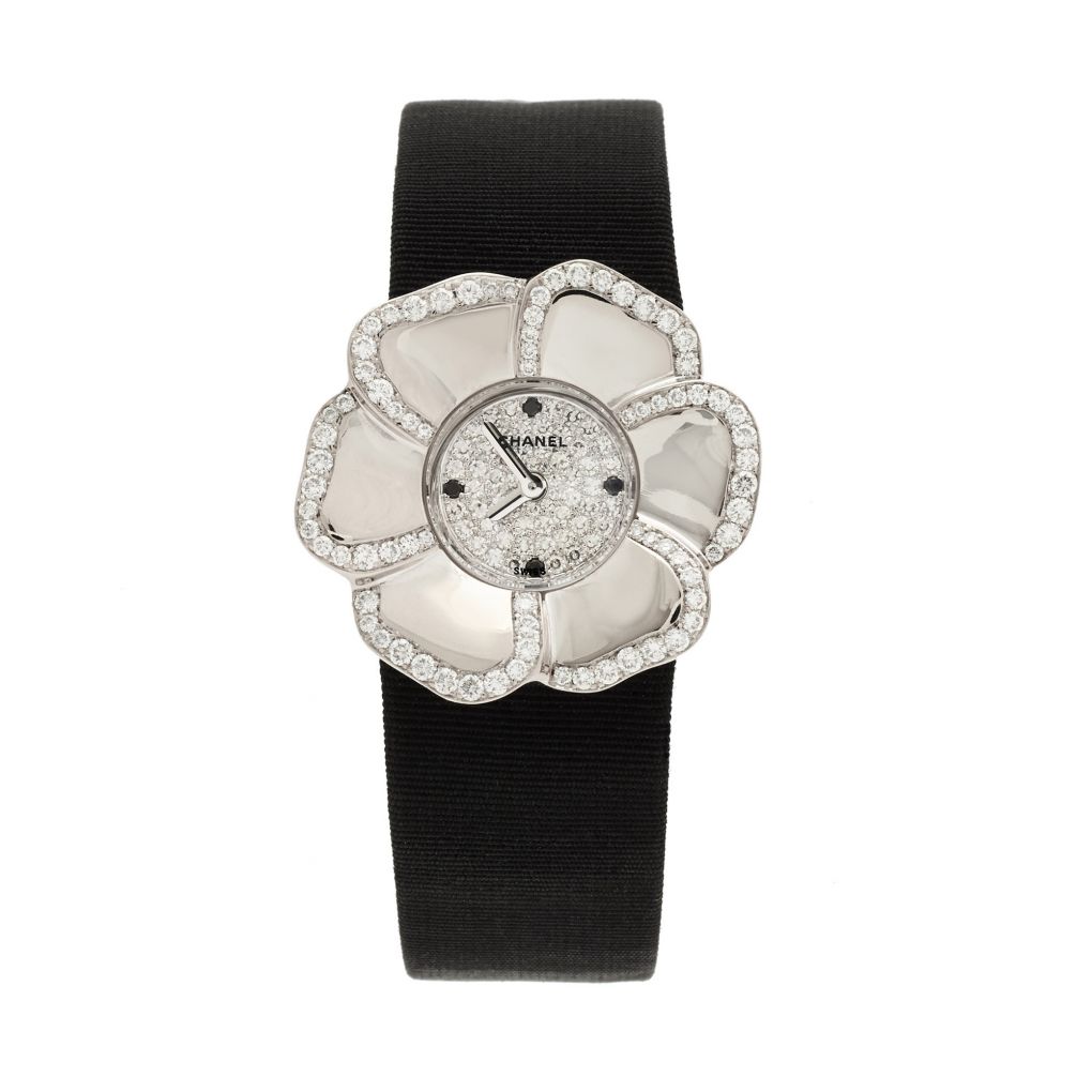 Chanel watch flower sale