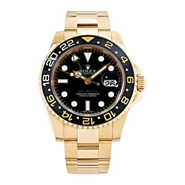 Rolex Oyster Perpetual GMT Master II Yellow Gold Watch Van Rijk