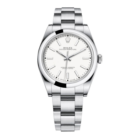 ROLEX OYSTER PERPETUAL 39MM STAINLESS STEEL WATCH