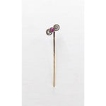 Vintage English 9ct Diamond and Ruby Stick/Tie Pin