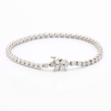 Tiffany & Co. Victoria Line Diamond Platinum Tennis Bracelet